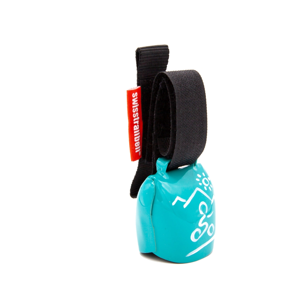swisstrailbell® turquoise "white biker"